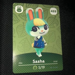 Animal Crossing amiibo - Sasha - card 433